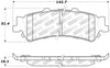 Stoptech 309.0792 Performance Brake Pads