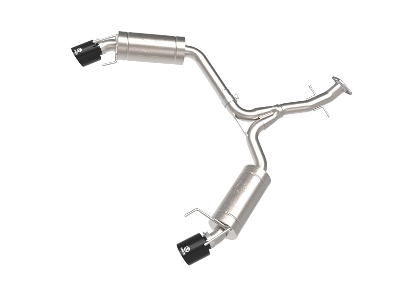 AFE 49-36055-B Takeda 06-13 fits Lexus IS250/IS350 SS Axle-Back Exhaust w/ Blac