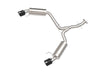 AFE 49-36055-B Takeda 06-13 fits Lexus IS250/IS350 SS Axle-Back Exhaust w/ Blac