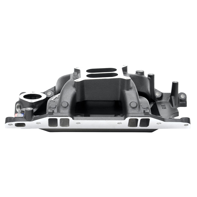 Edelbrock 75763 Intake Manifold RPM Air-Gap Small-Block fits Chrysler 340-360 Black