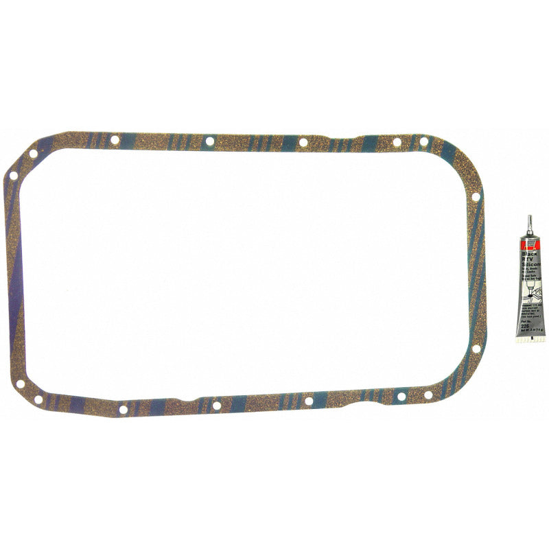 Fel-Pro OS30570C fits Chrysler LeBaron OS 30570 C Engine Oil Pan Gasket Set Blue Stripe cork-rubber