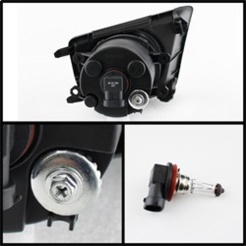 Spyder 5075116 fits Toyota 12-20 Tacoma 2015 OEM Fog Lights W/Switch Clear FL-C