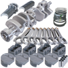 Eagle 12111040 fits Chevy LT1 350 1Pc 3.750in Crank 6.000in H-Beam -5cc Flat Top 4.040in Pistons Rotating Assembly