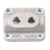 Edelbrock 1280 Fuel Block Dual Carburetor As Cast