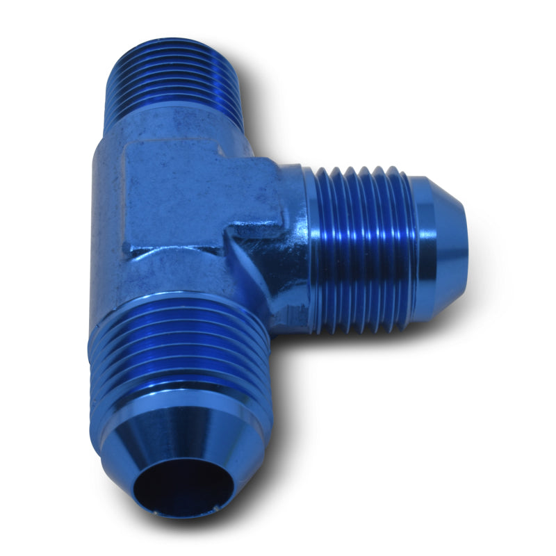 Russell 661120 Performance -6 AN to 1/4in NPT Flare to Pipe Tee On Run Fitting