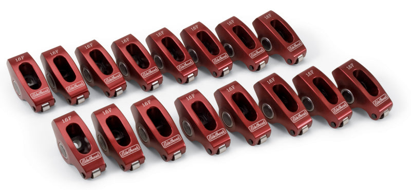 Edelbrock 77780 Rocker Arms Roller SBF 3/8In 1 6 1 Ratio Set of 16