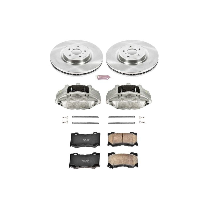 Power Stop KCOE2915A 09-19 fits Nissan 370Z Front Autospecialty Kit w/Cals