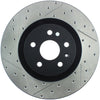 Stoptech 127.62124R Slotted & Drilled Sport Brake Rotor