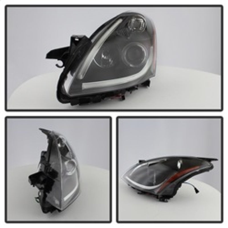 Spyder 5076830 fits Nissan 10-12 Altima 4Dr Projector Headlights Light DRL LED