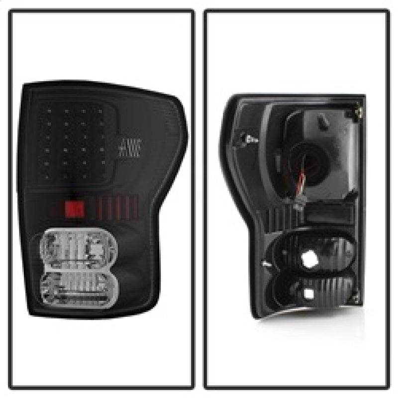 5013200 Xtune fits Toyota 07-13 Tundra LED Tail Lights Black ALT-ON-TTU07-LED-