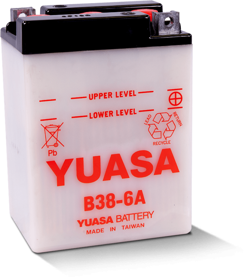 Yuasa YUAM2614J B38-6A Conventional 6 Volt Battery