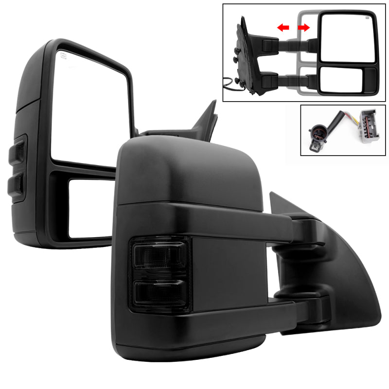 9935466 Xtune L&R G2 fits Ford 99-07 Superduty Heated Smoke Signal Telescoping