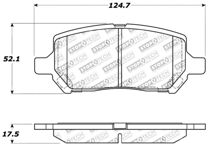 Stoptech 309.0956 Performance Brake Pads