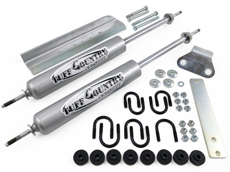 Tuff Country 66280 80-96 fits Ford F-250 4wd Dual Steering Stabilzer (Parallel Style)