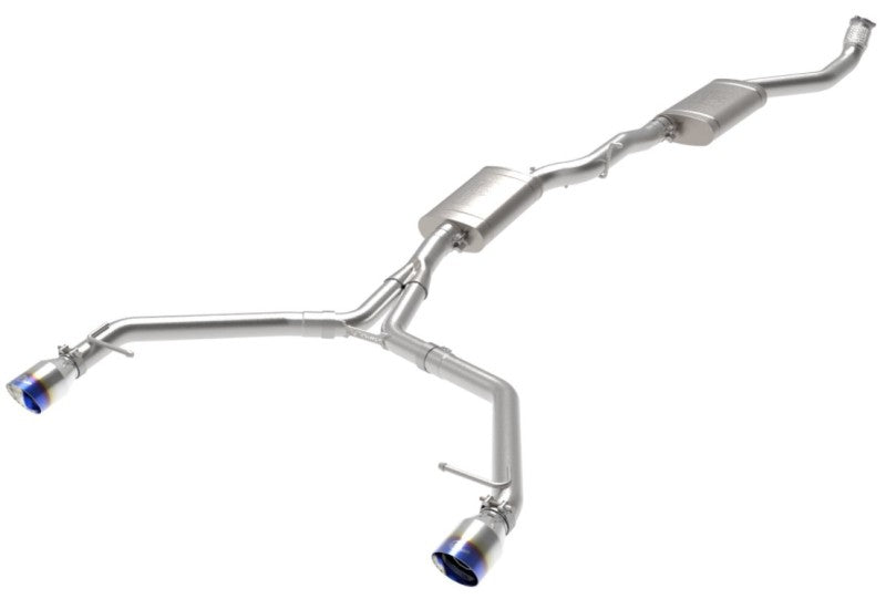 AFE 49-36438-L orce-Xp 13-16 fits Audi Allroad L4 SS Cat-Back Exhaust w/ Blue F