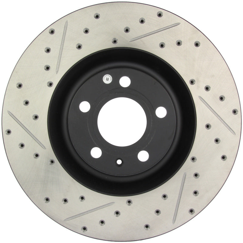Stoptech 127.33087R Slotted & Drilled Sport Brake Rotor