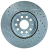 Stoptech 227.33098L Select Sport 06-17 Volkswagen Jetta Slotted & Drilled Front Left Rotor