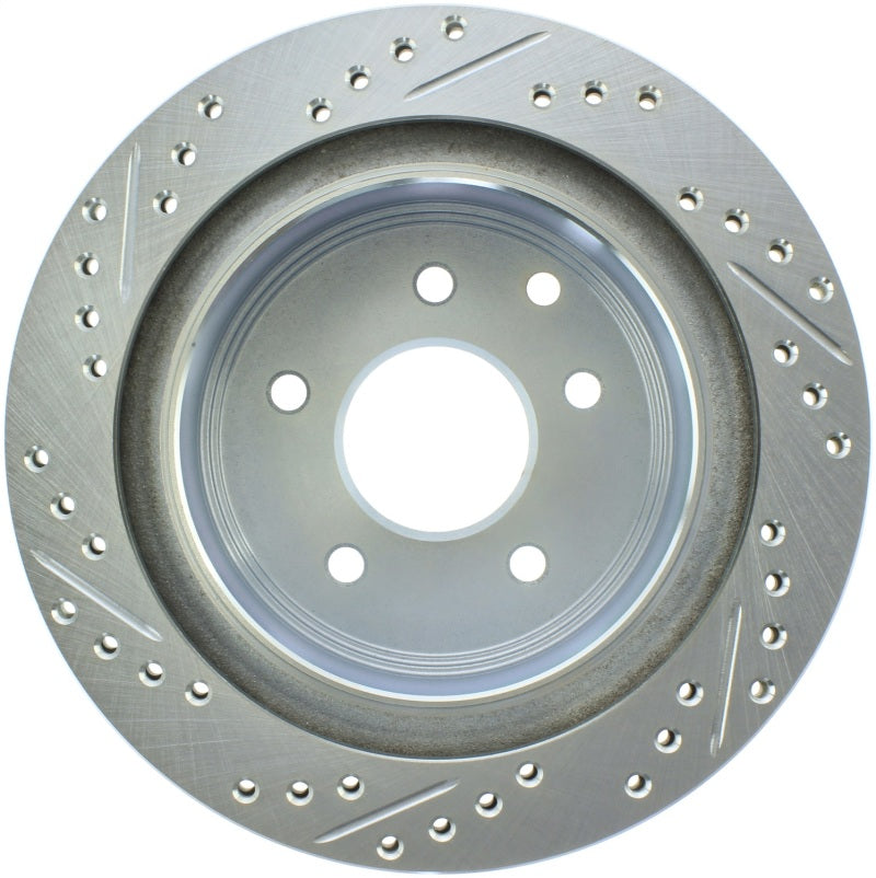 Stoptech 227.42077L Select Sport fits Nissan Slotted and Drilled Left Rear Rotor