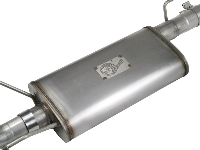 AFE 49-46013 rce XP 2.5in 409SS Cat Back Exhaust w/ 304SS Polished Tip 05-13 fi