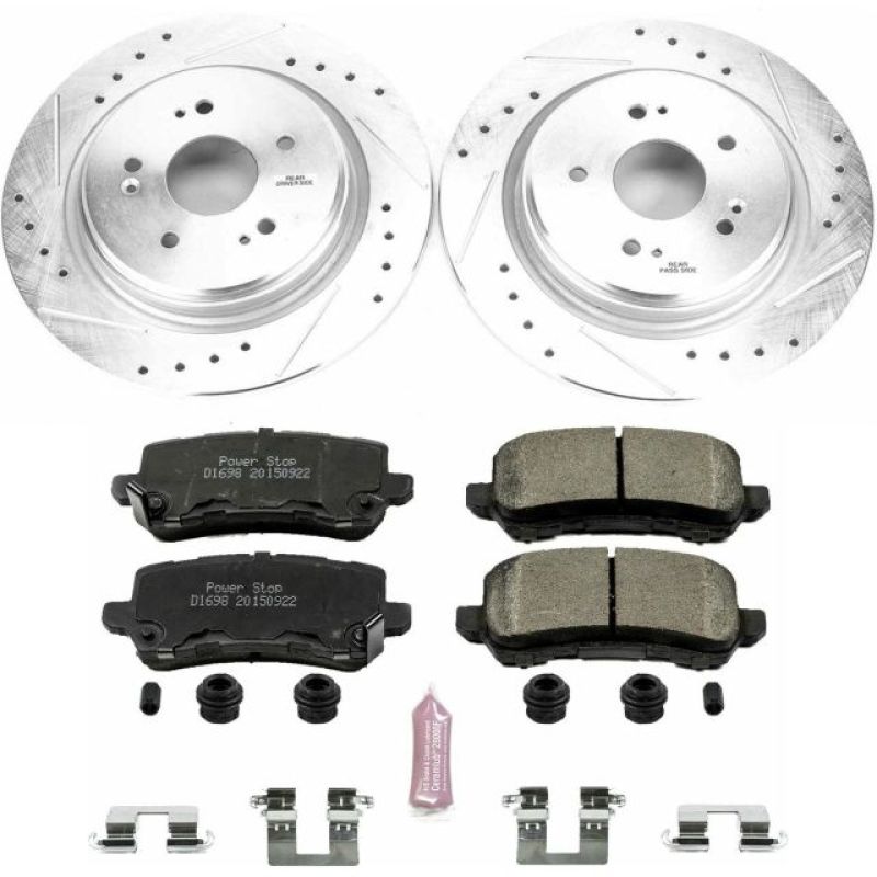 PowerStop K7216 fits Acura 15-19 TLX Rear Z23 Evolution Sport Brake Kit