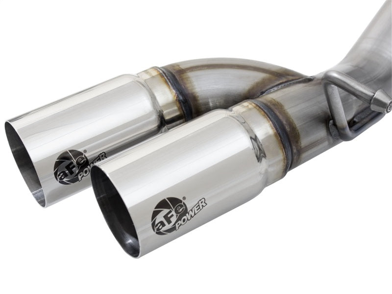 AFE 49-44061-P Series CB 3in Middle Side Exit SS Exht w/Polish Tips 15-17 fits