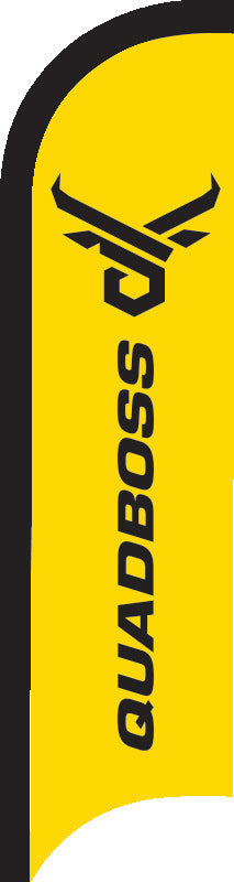 QuadBoss 155352 11ft Sail Flag Yellow