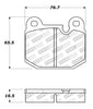 Stoptech 308.0174 Street Touring Brake Pads