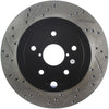 Stoptech 127.47030R 08+ fits Subaru STI (Will Not Fit 05-07) Slotted & Drilled Sport Brake Rotor