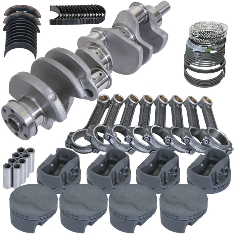 Eagle 64125155 fits Ford 351W 4.000in Crank 6.250in I-Beam Rods -6.6cc Flat Top 4.155in Pistons Rotating Assembly