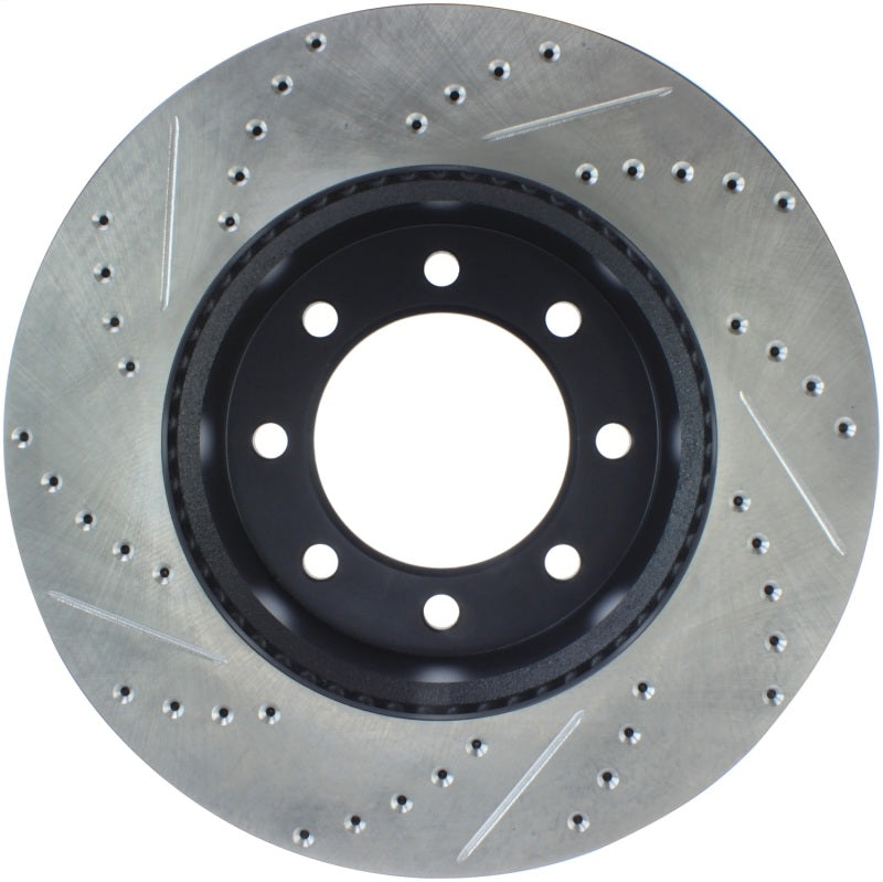 Stoptech 127.67072L Slotted & Drilled Sport Brake Rotor