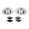 PowerStop K3080 fits Saab 99-10 9-5 Rear Z23 Evolution Sport Brake Kit