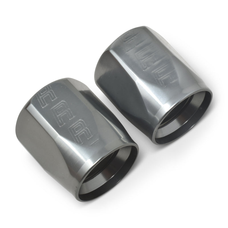 Russell 615541 Hose End Socket -10 AN Polished & Gray Anodized (2 Pack)