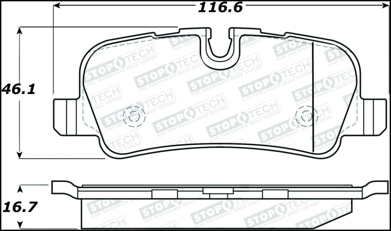 StopTech 308.10991 Street Brake Pads