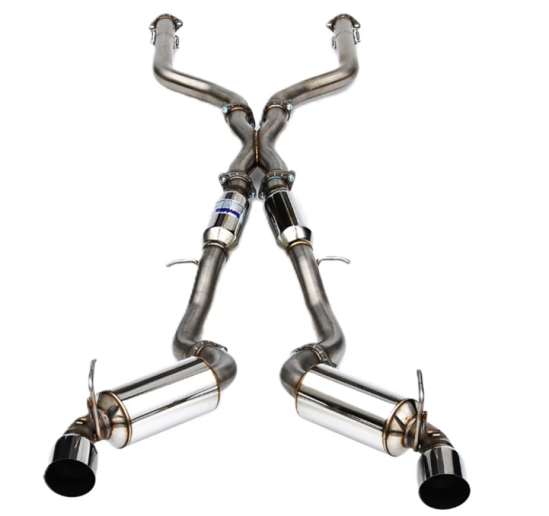 Invidia HS22N4Z7GD1SSL 2022+ fits Nissan Z 70mm N1 Cat Back Exhaust - SS Tips