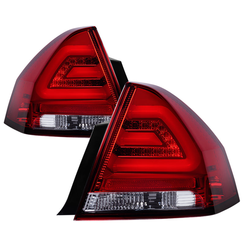 Spyder 5076403 fits Chevy 06-20 Impala 2013 LED Tail Lights Red Clear ALT-YD-CH