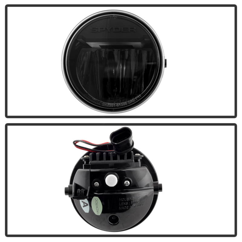 Spyder 5081070 fits Ford 09-14 F150 LED Fog Lights Black FL-YD-FF15009-LED-BK