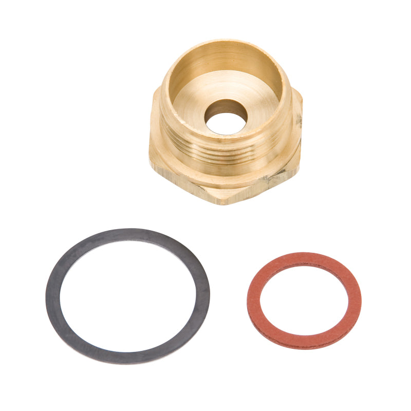 Edelbrock 12415 Fuel Bowl Inverted Flare Fitting Straight Male 7/8In-20 w/ Inverted 5/8In-18 Female Flare