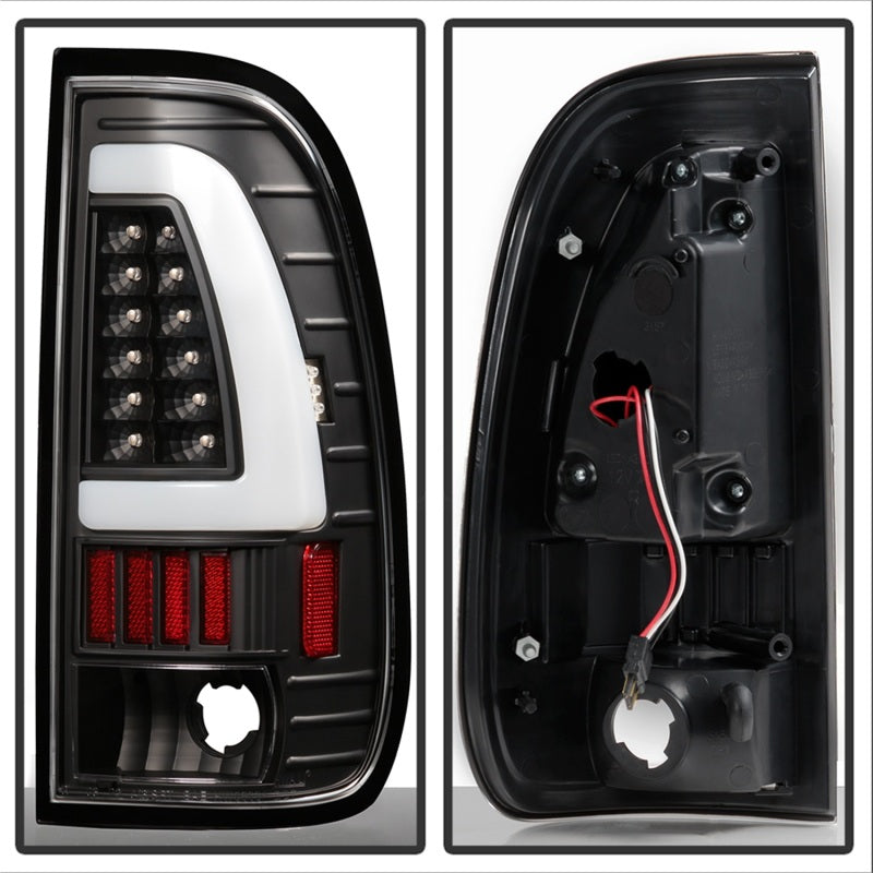 xTune 5082084 fits Ford F150 Styleside 97-03 Light Bar LED Tail Lights - Black