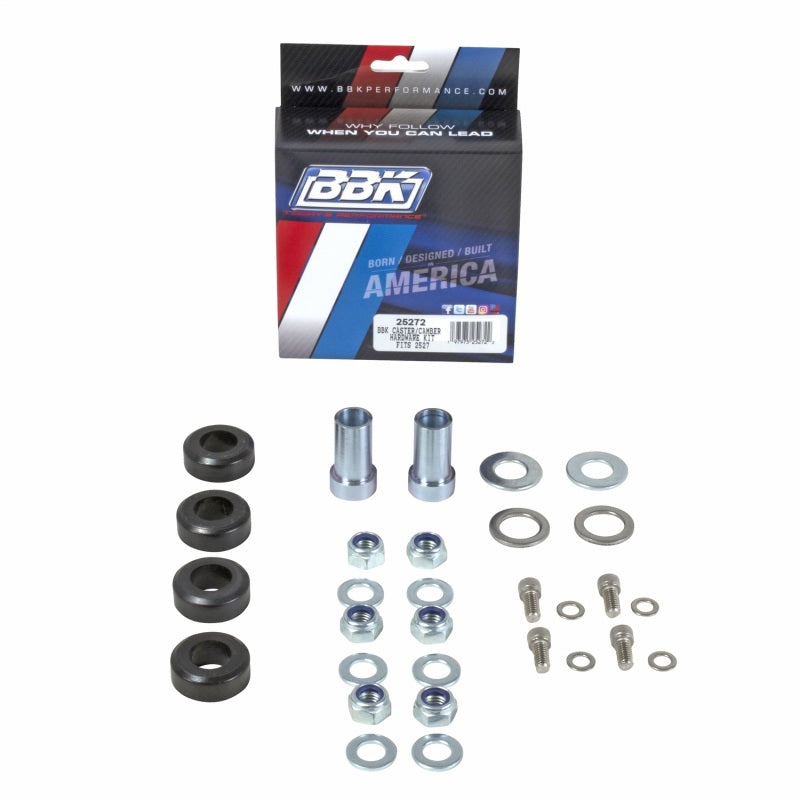 BBK 25272 Mustang Caster Camber Plate Hardware Kit For 2527