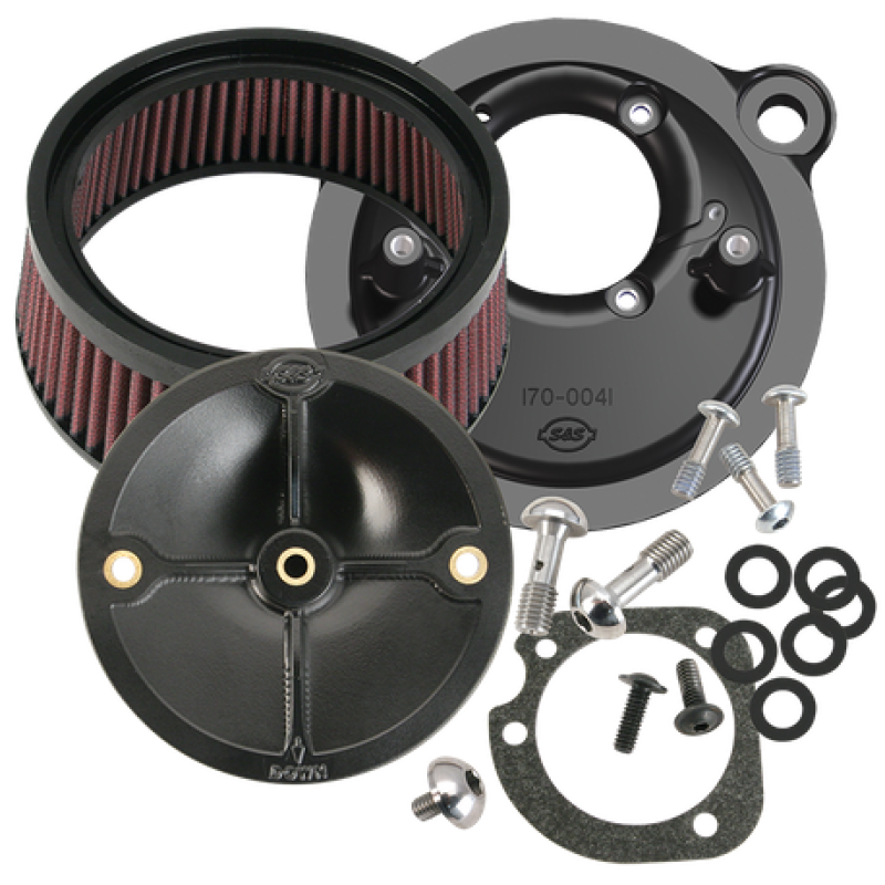 S&S 170-0093 Cycle 91-06 XL Sportster Models w/ Stock CV Carb Stealth Air Cleane