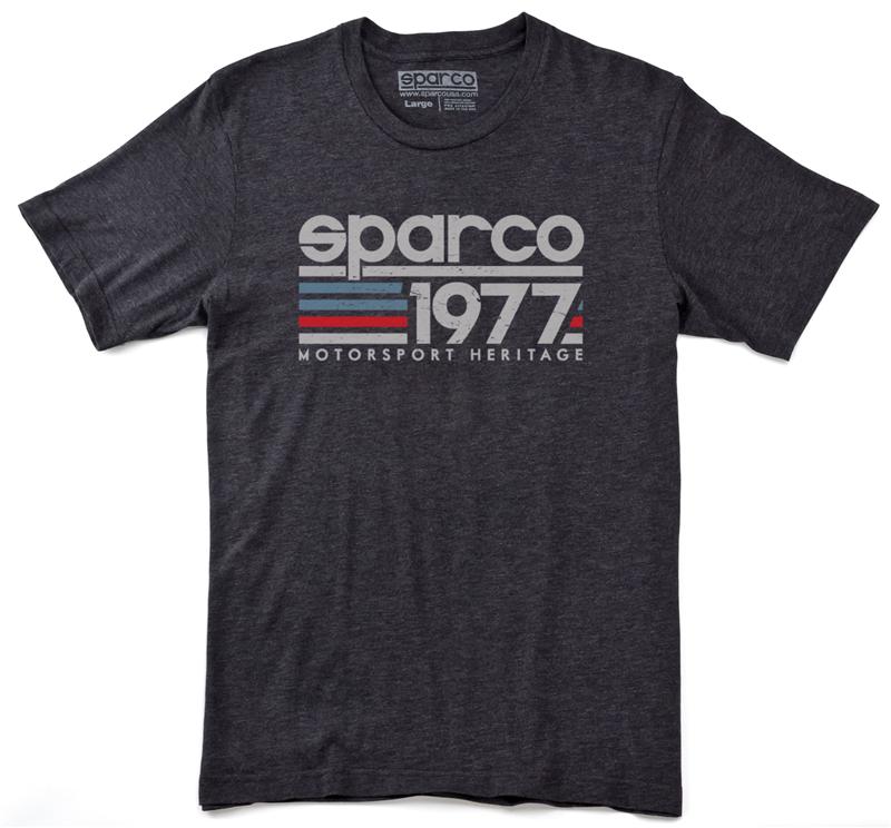 SPARCO SP02900GR2M T-Shirt Vintage 77 Gry Med