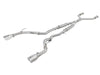 AFE 49-36134NM-P Takeda 2.5in 304 SS CB Exhaust w/ Polished Tips 17-19 fits Inf