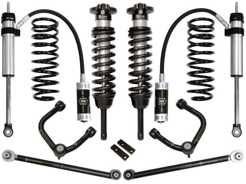 ICON K53064T 2010+ fits Toyota FJ/4Runner 0-3.5in Stage 4 Suspension System w/Tubular Uca