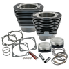 S&S 910-0226 Cycle 99-06 BT 4-1/8in Bore Cylinder & Piston Kit - Wrinkle Black