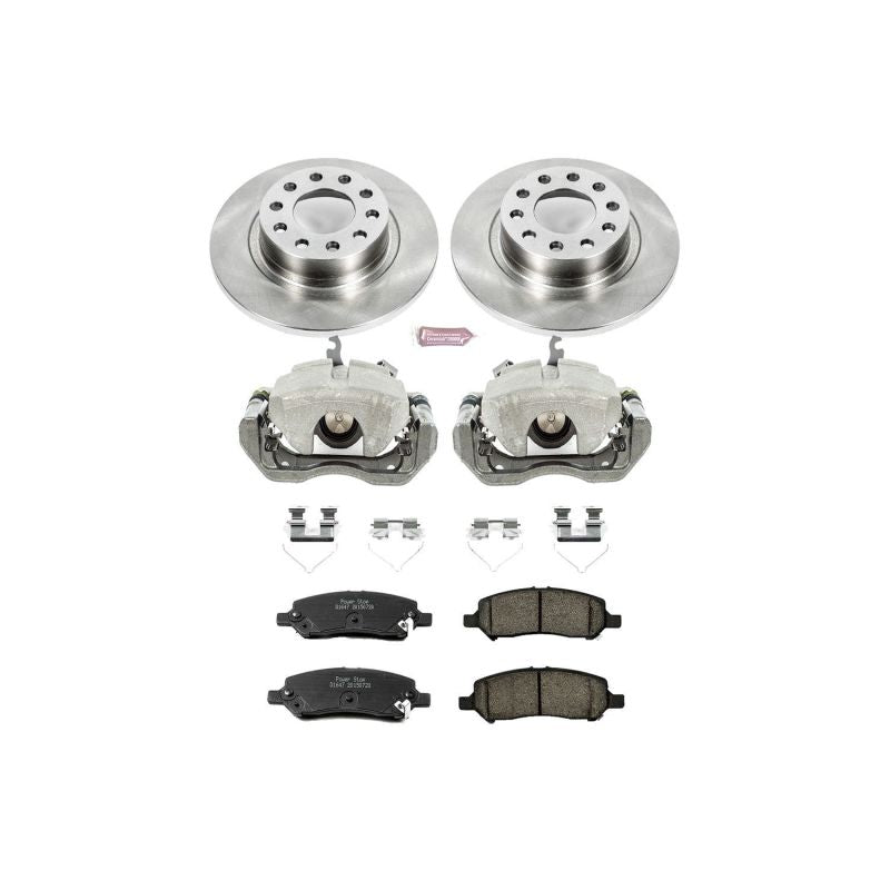 PowerStop KCOE6371 fits Dodge 13-16 Dart Rear Autospecialty Brake Kit w/Calipers
