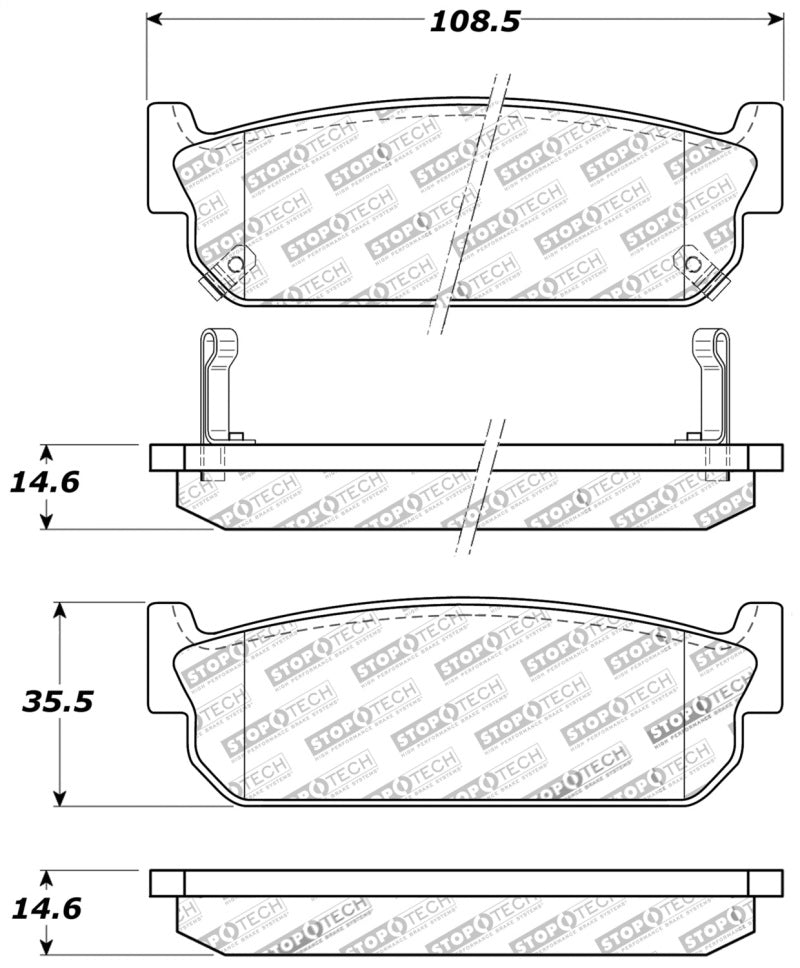 Stoptech 309.0588 Performance Brake Pads