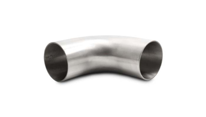 Vibrant 13350 OD 4.13in Tangent Length T304 SS 90 Deg Mandrel Bend w/Extended L