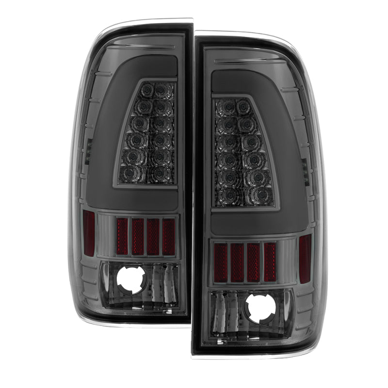 xTune 5082107 fits Ford F150 Styleside 97-03 Light Bar LED Tail Lights - Smoke