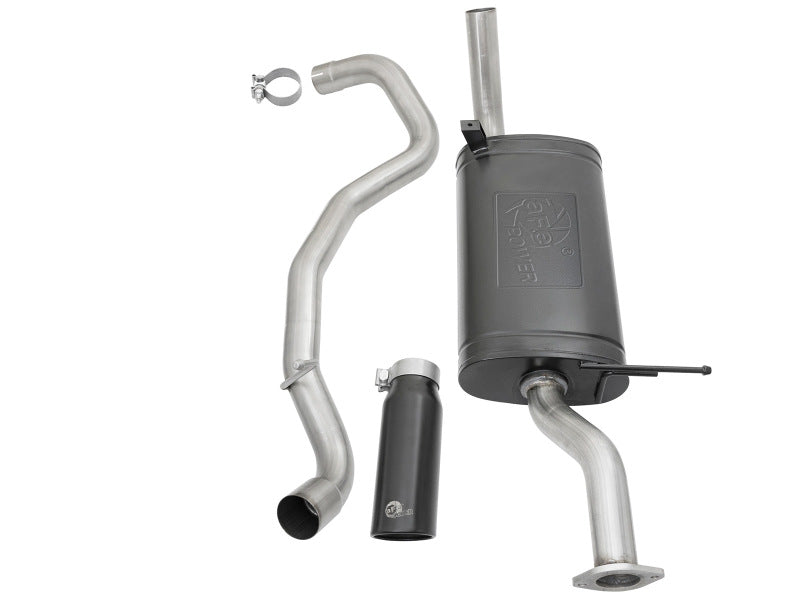 AFE 49-36121-B rce XP 2-1/2in 304 SS Cat Back Exhaust w/ Black Tips 2001-2016 f