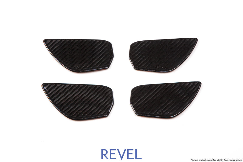 Revel 1TR4GT0AH08 GT Dry Carbon Door Trim Inner Handles (FL/FR/RL/RR) 16-18 fits